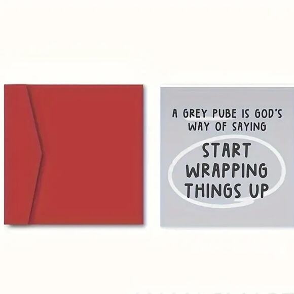 Birthday Card, Adult, Funny - 5.5" x 5.5" - Picture 4 of 5